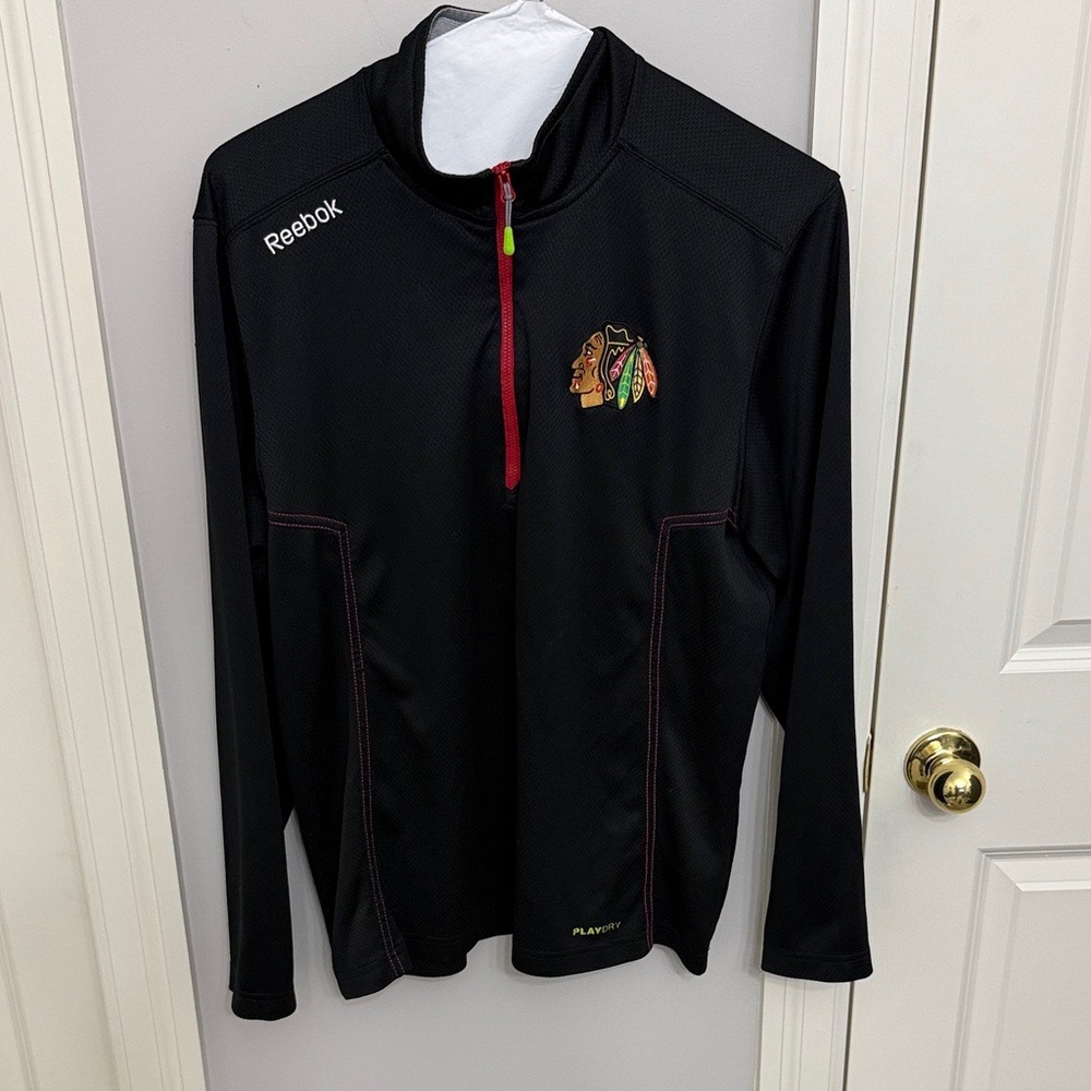 Reebok Black Center Ice Collection Top